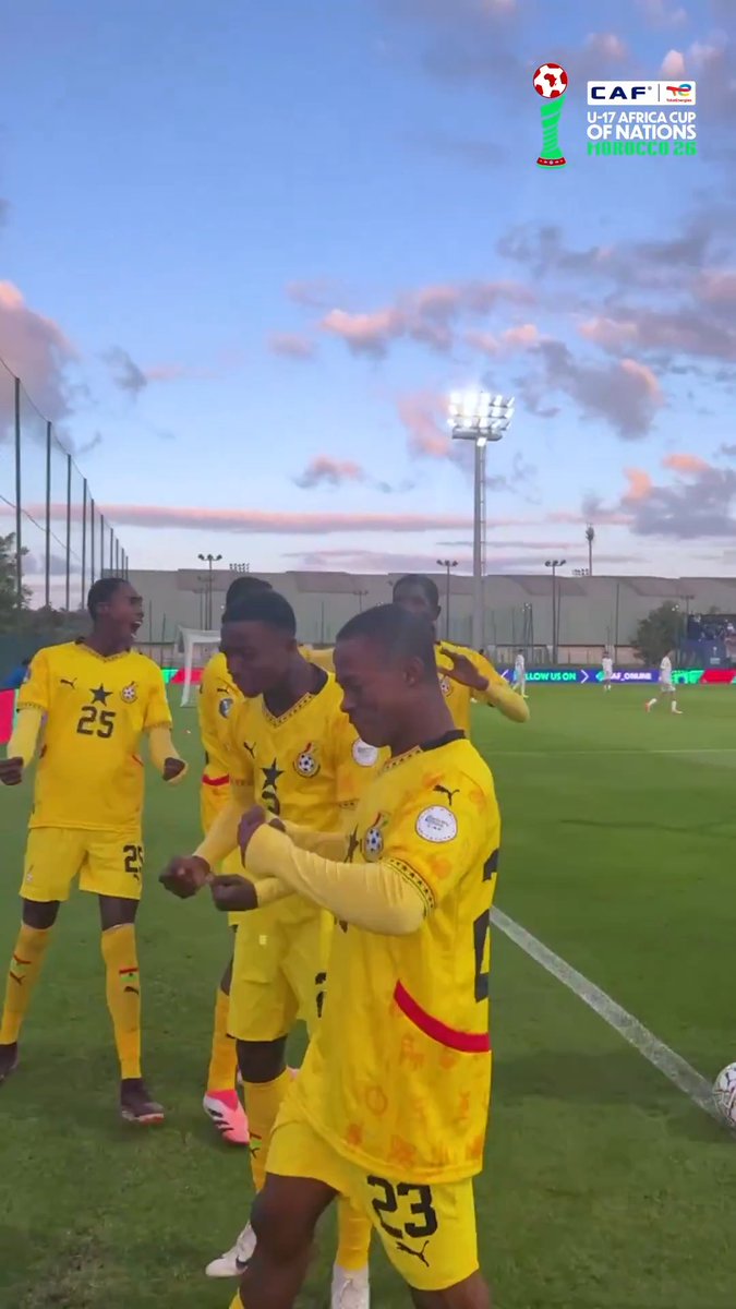 One goal in and the “VAMOS” celebrations were everywhere. 🇬🇭🤩 #TotalEnergiesAFCONU17