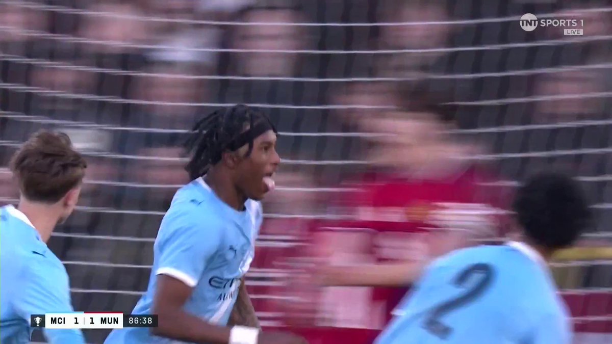 Man City regain their lead in the FA Youth Cup final with a brilliant strike from Reigan Heskey 🔥 📺 TNT Sports and HBO Max