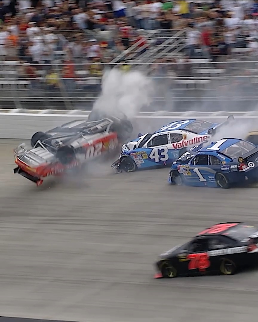 A wild ride for Joey Logano at the Dover Motor Speedway.