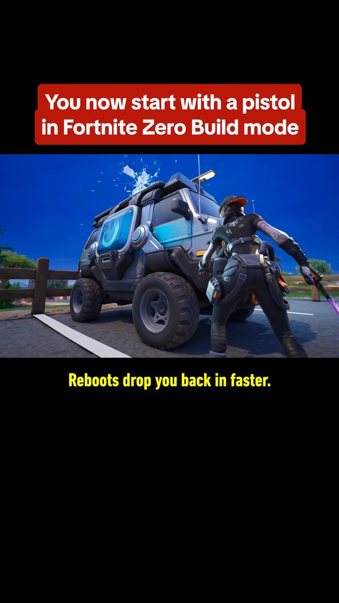 Will you be jumping into Zero Build more often now that you aren't dropping in empty handed?