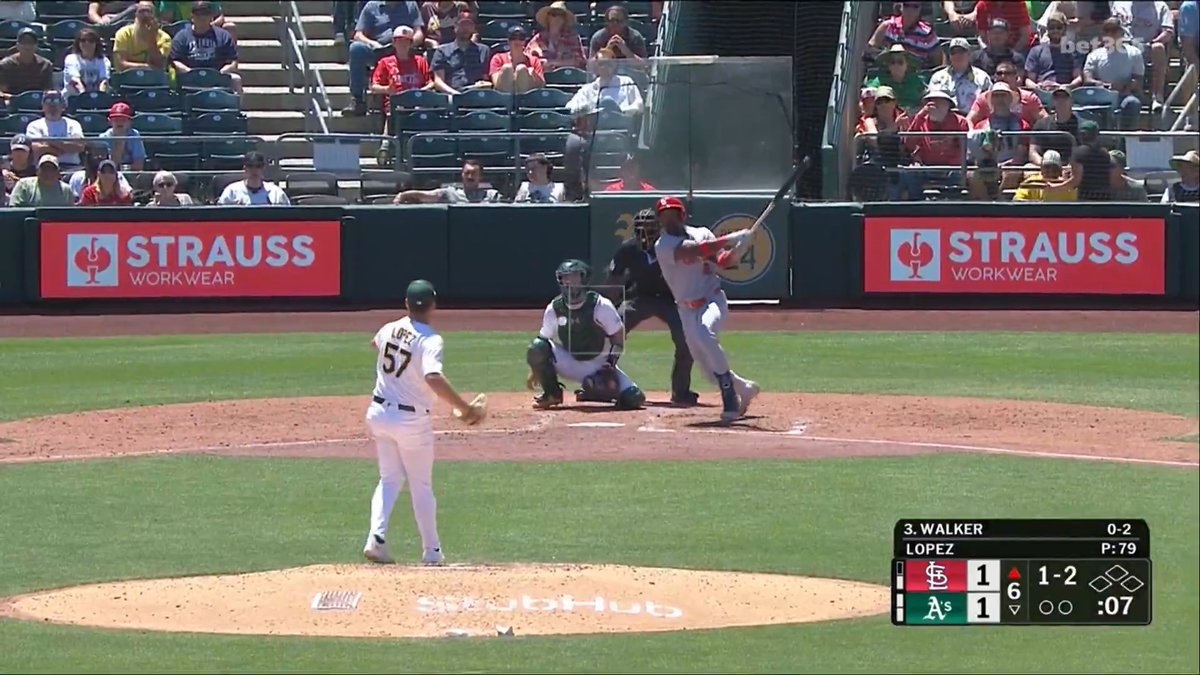 Jordan Walker was less casual about hitting his 12th homer of the season!