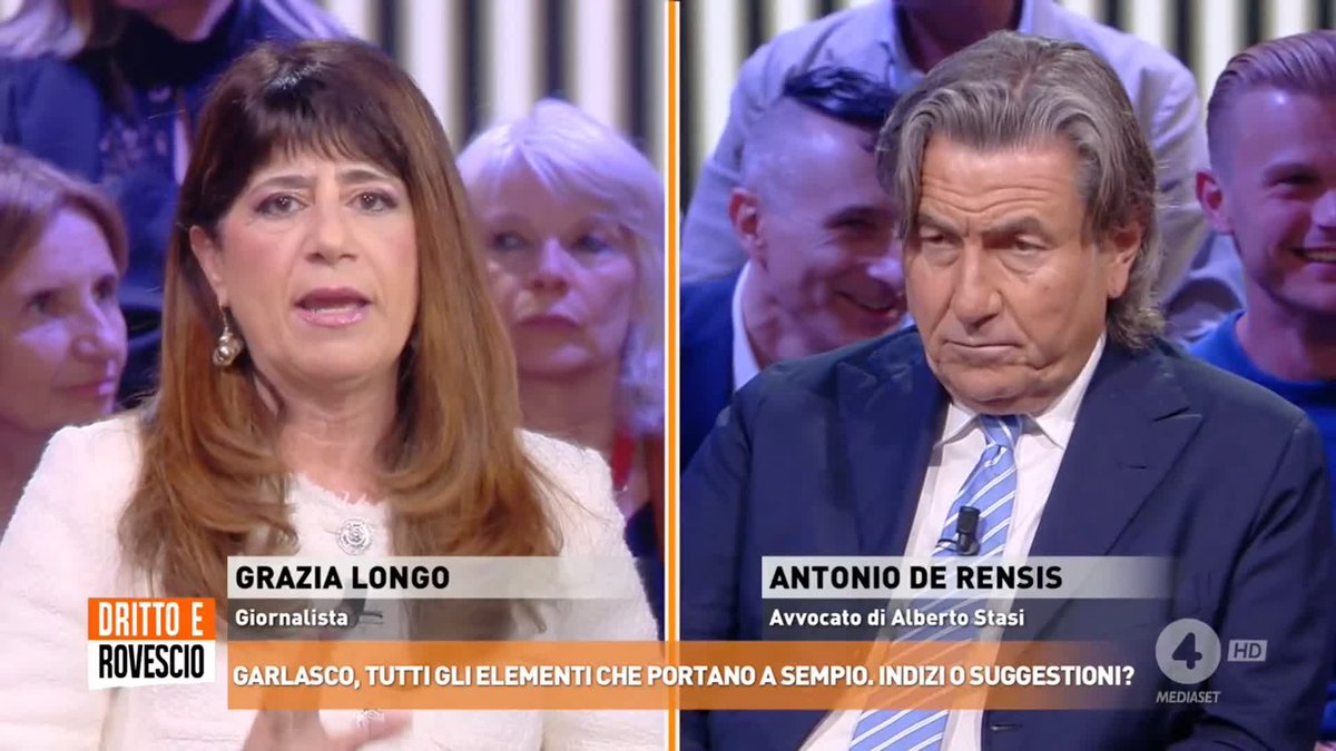 "Per me, leggendo l'informativa, nessuno può togliere Stasi dalla scena del delitto" Grazia Longo a #drittoerovescio sul caso #Garlasco