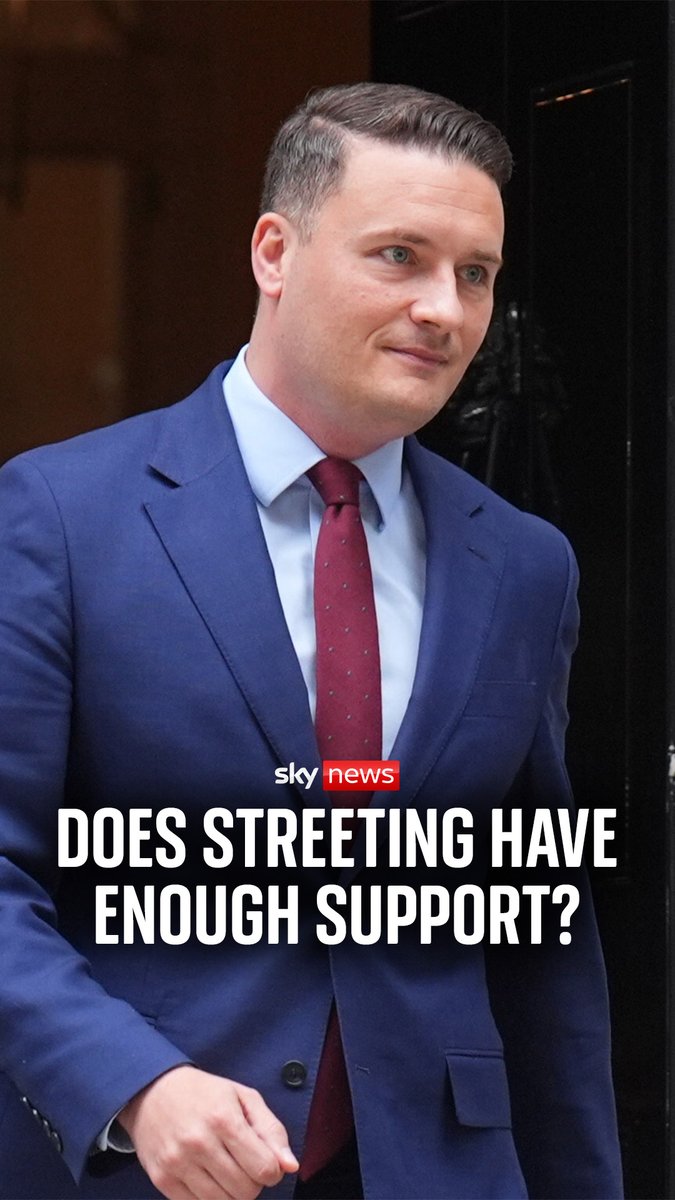 "I've seen the spreadsheet." Sky's Cathy Newman asks Labour's Melanie Ward whether Wes Streeting has enough support to launch a leadership challenge. Watch her response 🔽