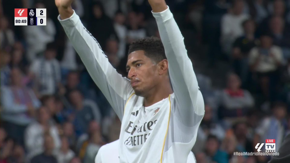 Jude Bellingham with a superb goal to double Real Madrid's lead 🔥 Brilliant footwork and finish from the English midfielder to make it 2-0 👏 𝑃𝑟𝑒𝑠𝑒𝑛𝑡𝑒𝑑 𝑏𝑦 SBK | 18+ | 𝑃𝑙𝑒𝑎𝑠𝑒 𝐺𝑎𝑚𝑏𝑙𝑒 𝑅𝑒𝑠𝑝𝑜𝑛𝑠𝑖𝑏𝑙𝑦