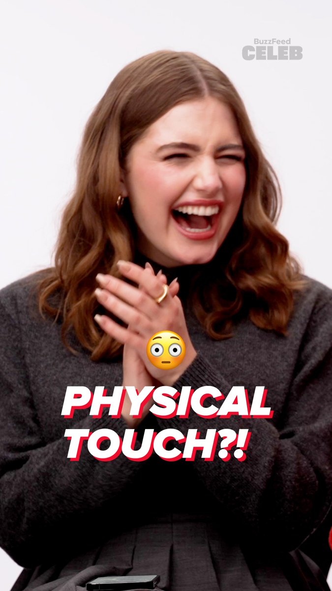Are love languages what you do for others or what others do for you? 🤔 Watch "Off Campus's" Ella Bright &amp; Belmont Cameli see how much they know each other out now on BuzzFeed Celeb YouTube! #offcampus #ellabright #belmontcameli