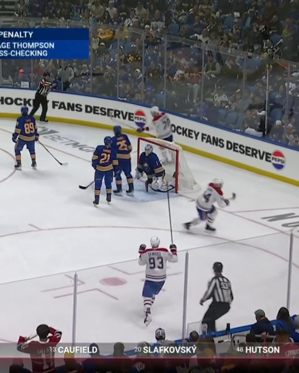 THEY COME IN BUNCHES 🚨🚨 The Canadiens score twice in just over a minute to regain the lead over the Sabres 👀