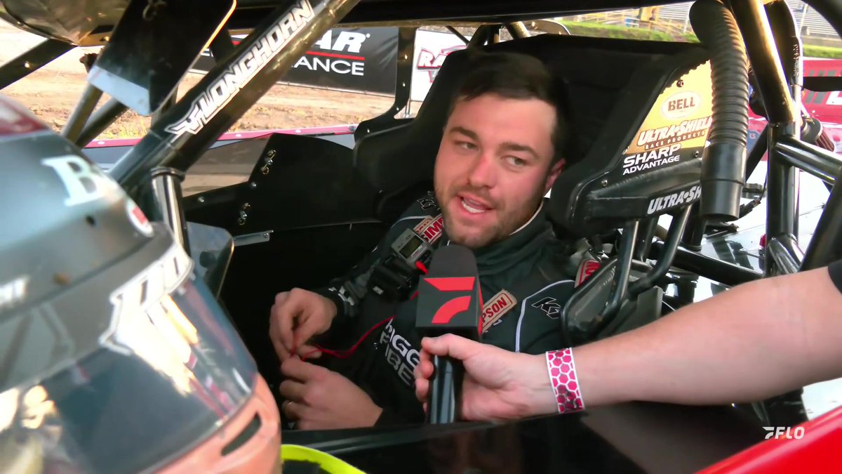 🎙️ Brandon Overton may not know where he's going, but he'll attempt to "drive the hell out of it" from the Pole tonight at Eagle Raceway! #𝗟𝘂𝗰𝗮𝘀𝗗𝗶𝗿𝘁 🏁 #LucasDirt
