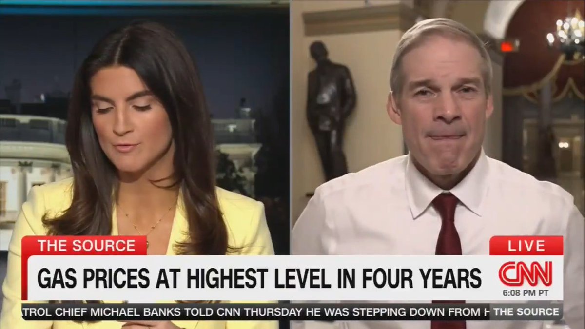 Jim Jordan on high gas prices: "That's life."
