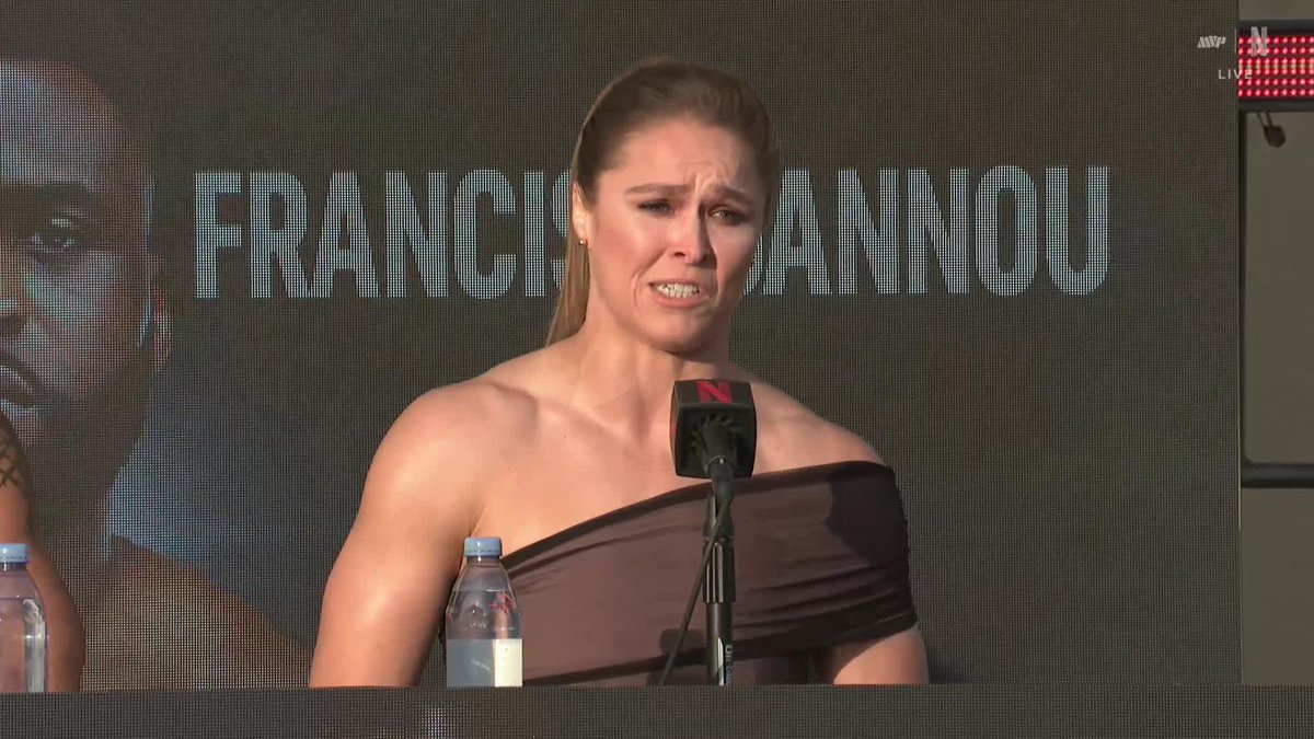Don't make Ronda Rousey angry 📝 — Saturday, May 16th LIVE only on Netflix Intuit Dome - Los Angeles, CA #RouseyCarano #NgannouLins #DiazPerry