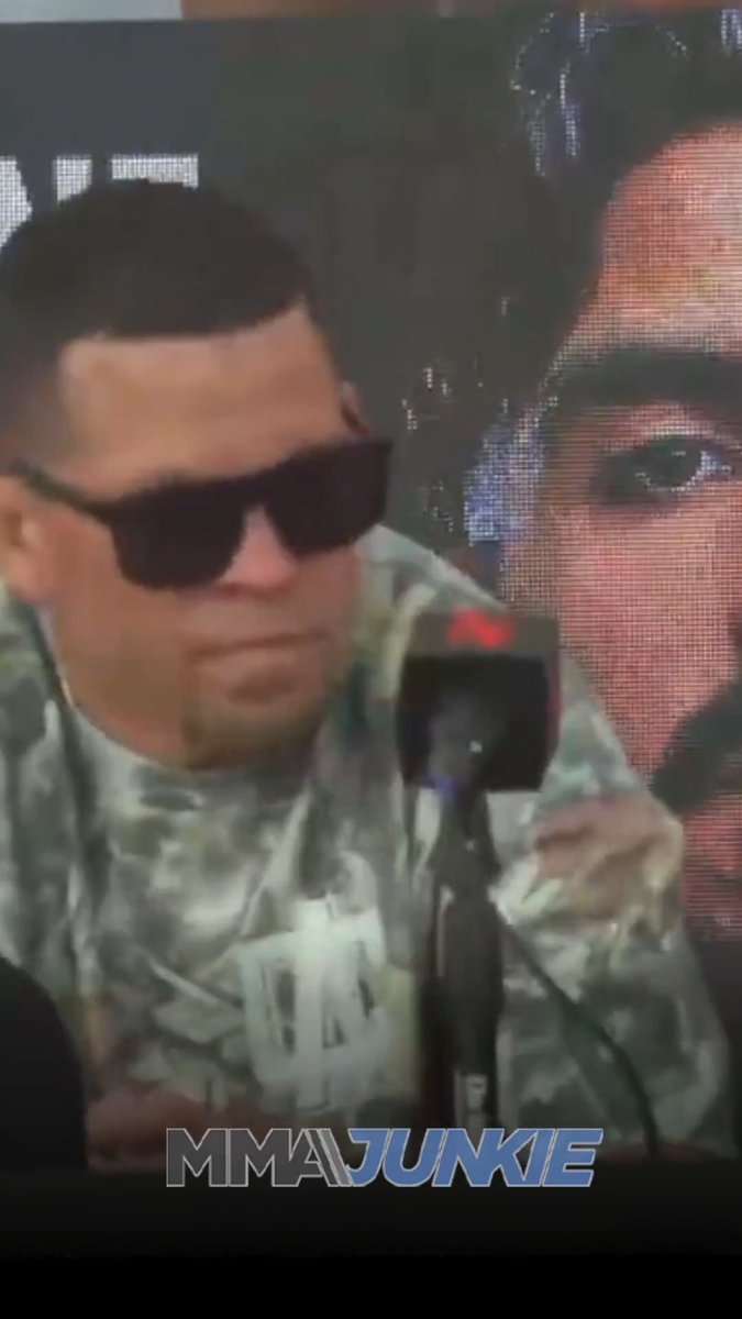 Mike Perry: "I'm excited to have a car crash." Nate Diaz: "Drive safely." ๐๐๐