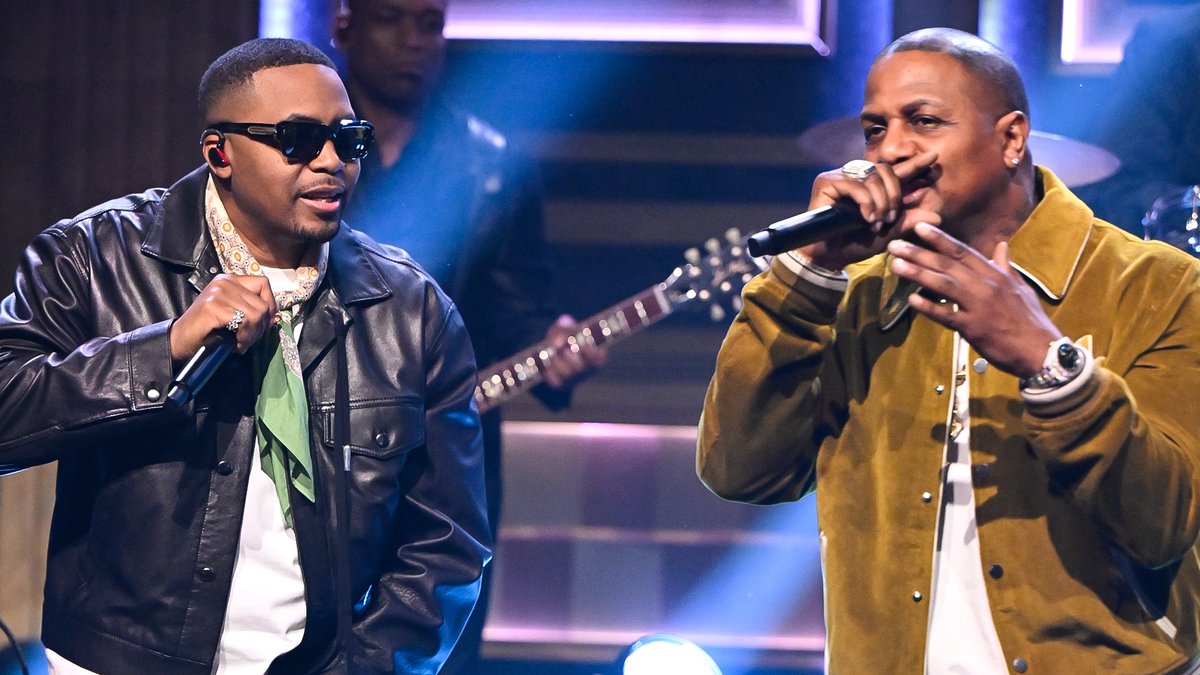 .AZ &amp; Nasir Jones perform a medley of "Life's a Bitch" and "So High"! Watch the full performance ⬇️ #FallonTonight