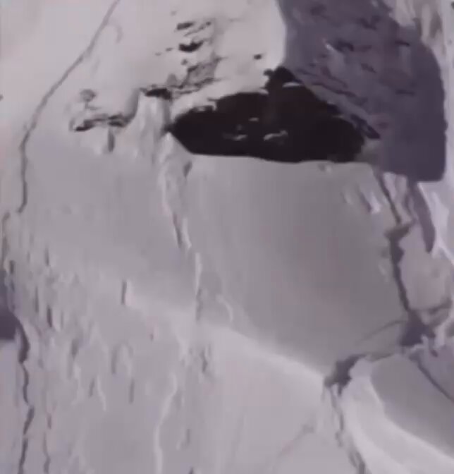 Outrunning an avalanche…
