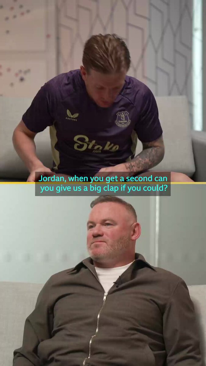 Wayne Rooney x Jordan Pickford. Across the BBC from 5pm... 🔵⚽🏴󠁧󠁢󠁥󠁮󠁧󠁿🧤 #EFC