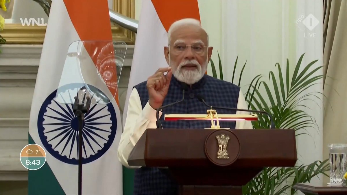 Oud-diplomaat Ron Keller vindt dat er te weinig aandacht is voor het bezoek van de Indiase premier Narenda Modi aan Nederland. "Dit is goed voor de Nederlandse economie." #GoedemorgenNederland #WNL
