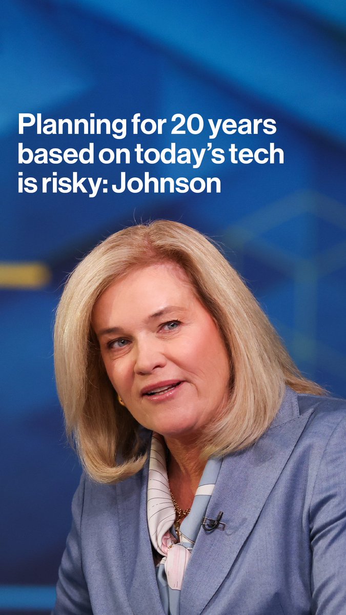 "Planning for 20 years based on today's technology can be risky." Franklin Templeton's Jenny Johnson tells Francine Lacqua why rapid innovation makes it risky to project today’s computing and energy needs decades into the future