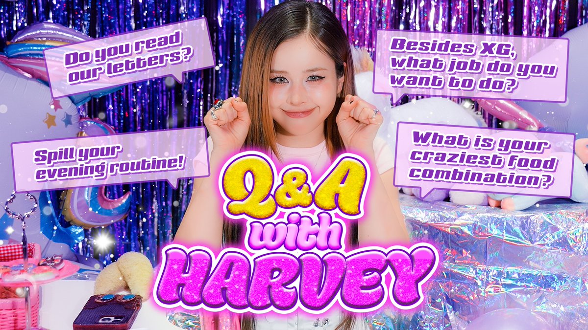 Let’s Talk!💜 | Answering ALPHAZ’s Questions with HARVEY🦄💕 🎥 #XG #HARVEY