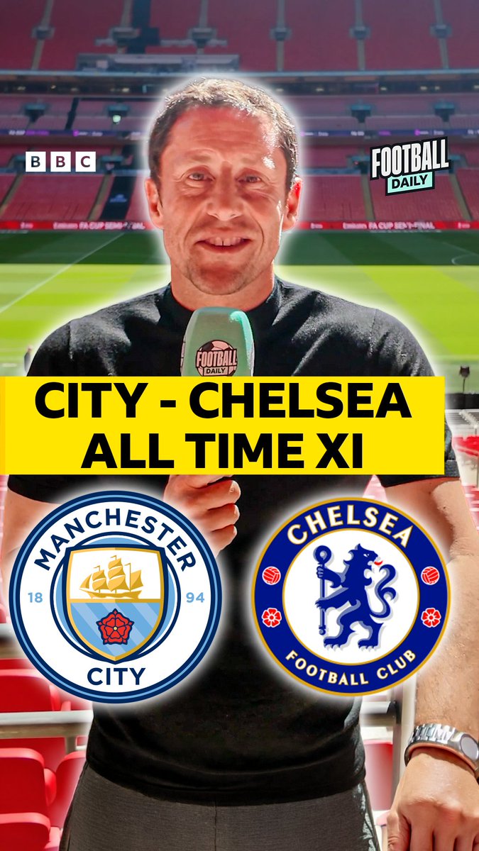 MAN CITY &amp; CHELSEA ALL-TIME COMBINED XI 🤔 With Michael Brown #BBCFootball #FACupFinal