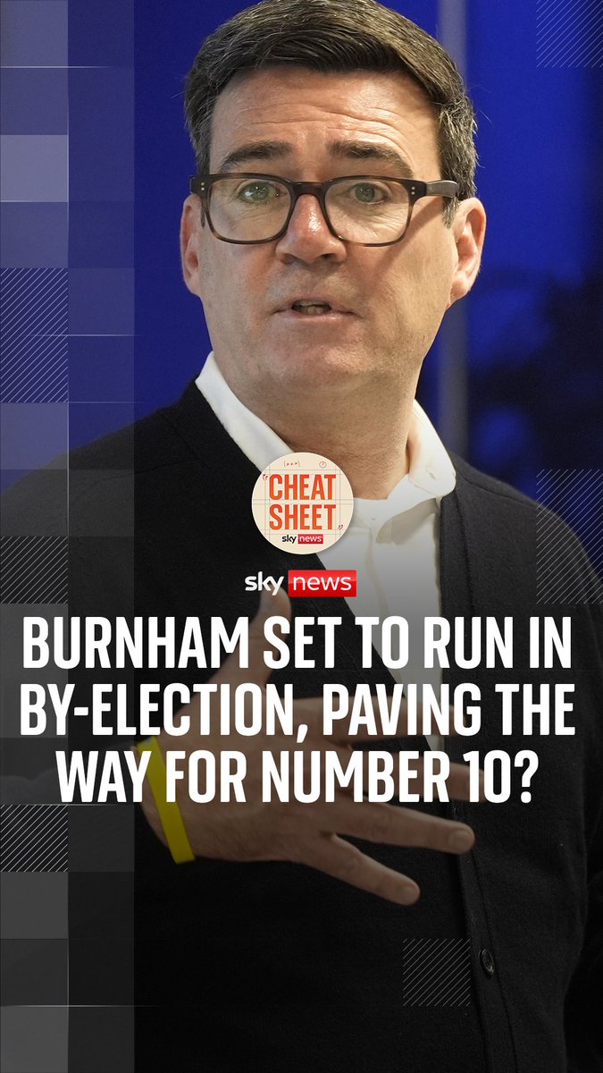 Andy Burnham is set to stand as an MP in the Makerfield by-election, should he be approved by Labour’s National Executive Committee. Ali Fortescue and Kamali Melbourne consider that if he wins and becomes an MP, it would lead to him challenging Sir Keir Starmer to be prime minister. Listen to Cheat Sheet wherever you get your podcasts: