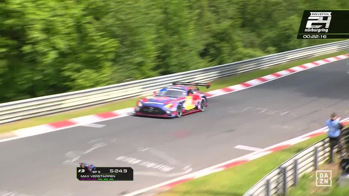 ES UN ANIMAL Y NO TIENE MIEDO 🤯🔥 MAX VERSTAPPEN VOLANDO EN EL NORDSCHLEIFE Y MARCANDO EL MEJOR TIEMPO 🇳🇱 #24hNBR