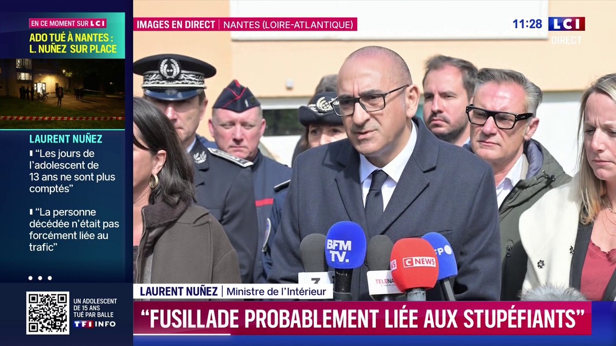 ðŽ Narcotrafic : "On ne perdra pas cette guerre", affirme le ministre de lâIntérieur Laurent Nuñez