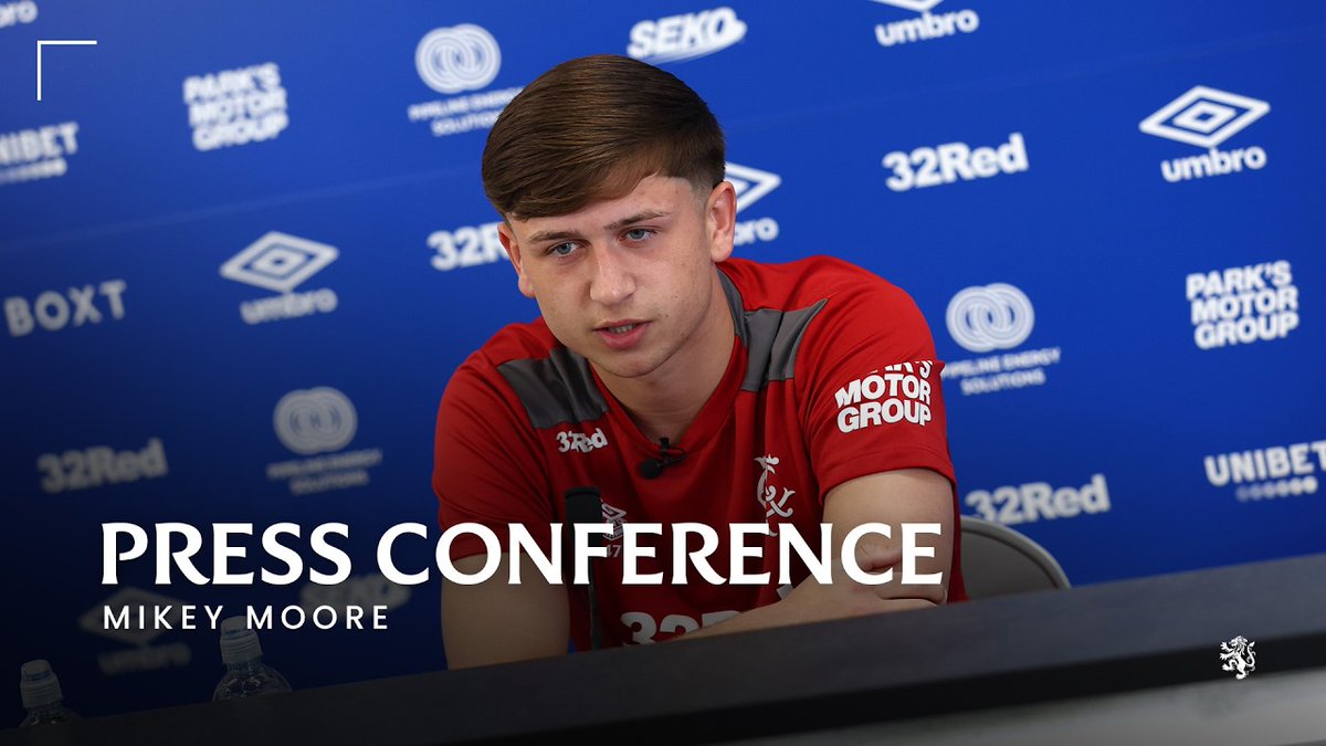 ๐๏ธ Mikey Moore spoke to the media ahead of Saturday's match against Falkirk.