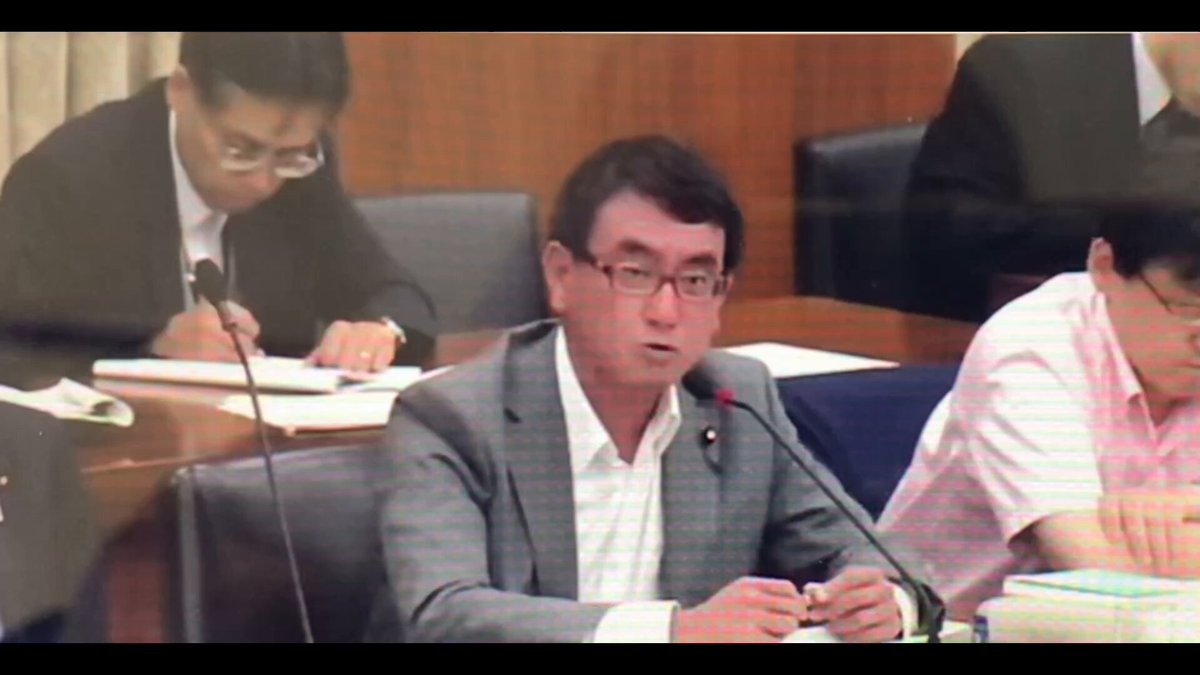 この勢いで、原子力規制庁の「中国でスマホ紛失」事件も追及してもらいたい。 ✳︎ 河野議員対河野大臣（字幕プラス）