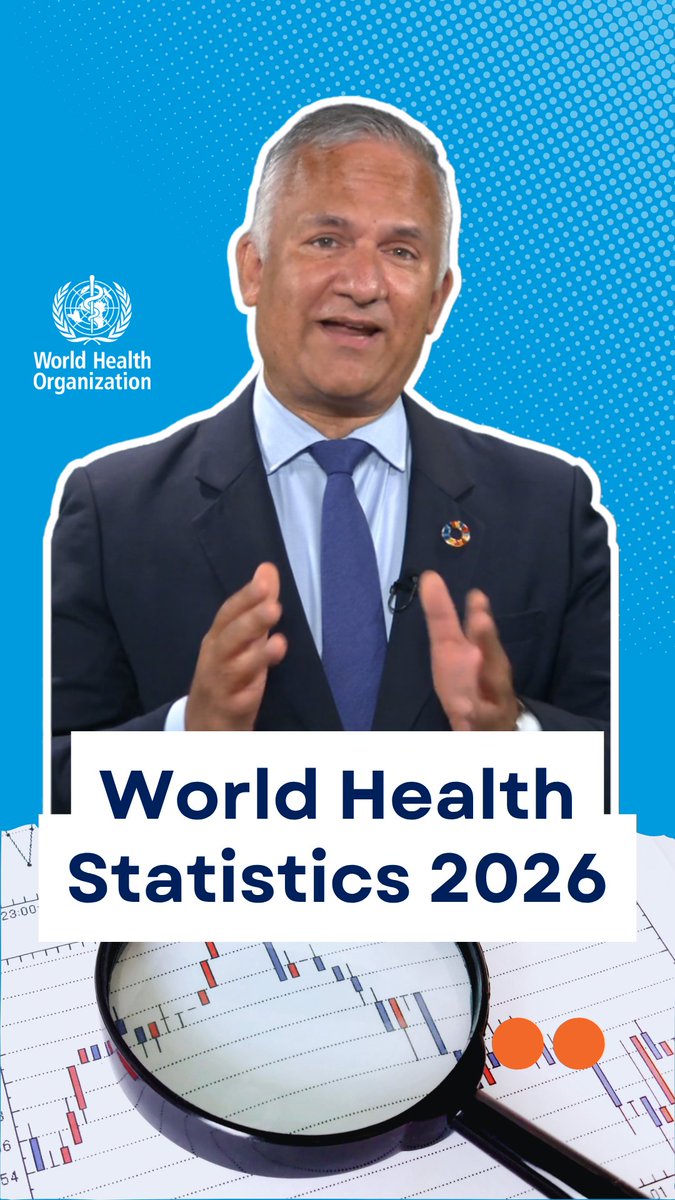 Did you know? Every data point tells a story. Health statistics help countries track progress, strengthen health systems, and save lives. Here's what you need to know about the World Health Statistics 2026 report.