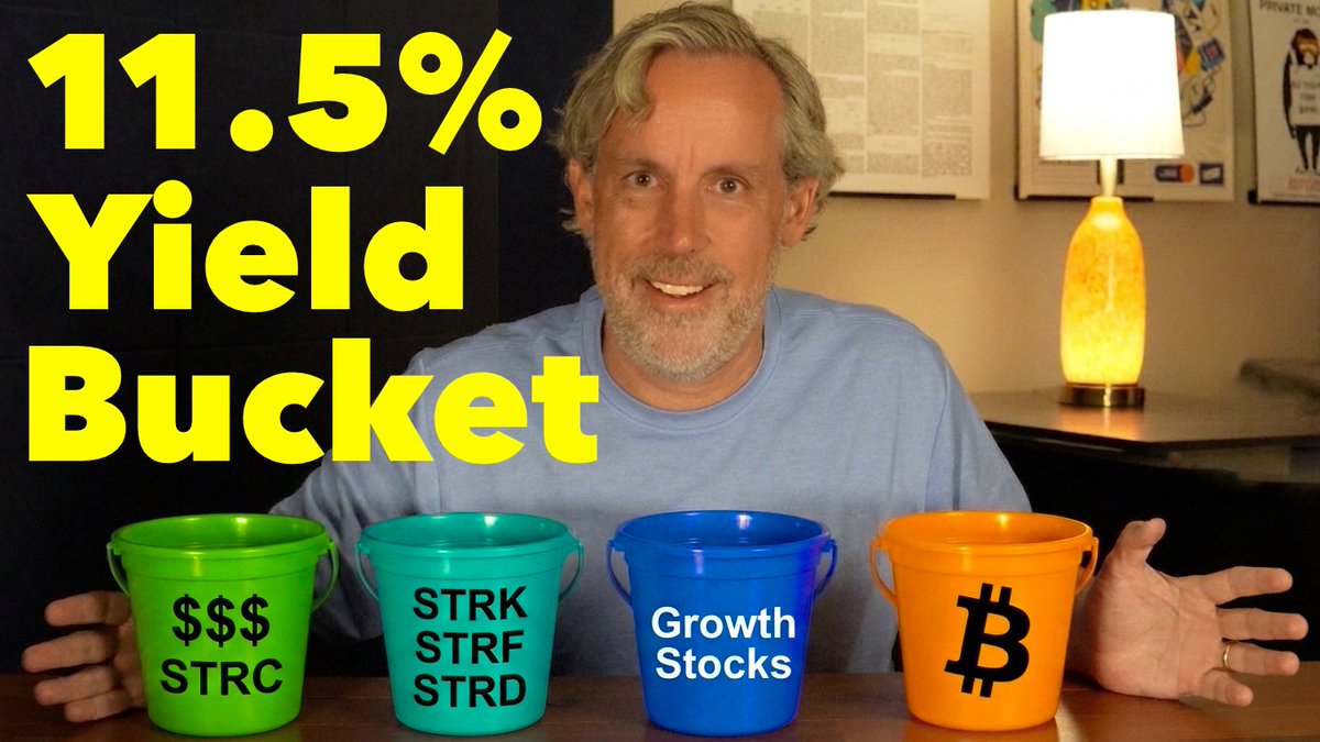 I retired at age 51, and replaced ALL my bonds with $STRC. I have filled my Cash and Income buckets with STRC and the other Strategy preferred stocks. In this week's video, I walk through how I'm managing my bitcoin-powered 4 Bucket strategy...
