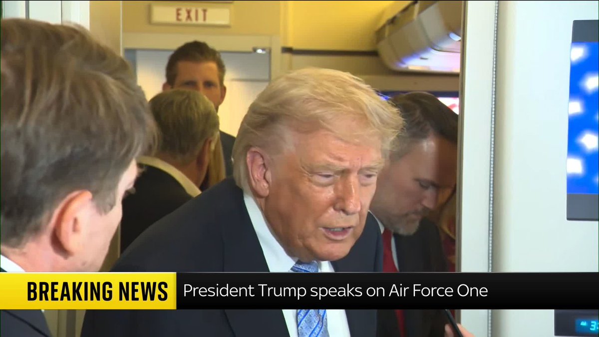 BREAKING: Donald Trump has said he spoke a lot about Taiwan with President Xi during his two-day state visit to China. The U.S. president is answering questions from journalists on board Air Force One