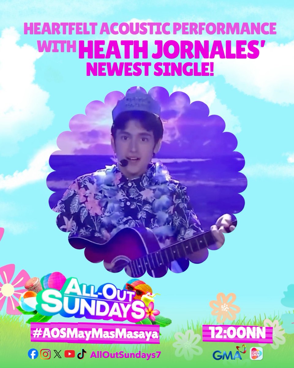 #AllOutSundays: Birthday boy, Heath Jornales, is back with his newest single! 💖🎤 Official hashtag:#AOSMayMasMasaya