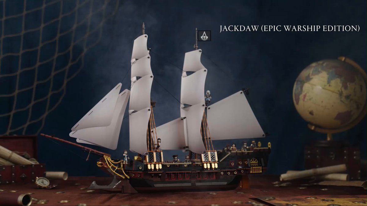 A new legend takes shape. The #AssassinsCreed x Wiseblock building block series is officially revealed! Check out the Black Flag collection in this trailer below 👇 And for more info on the other AC collections, take a look here: