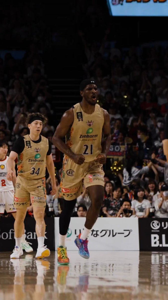 ギアを上げる元NBAプレーヤー🧨🧨 琉球がFINALS進出へ王手!! 琉球#21 デイミアン・ドットソン(SG|196cm) 17 PTS|3 AST|19:49 MIN 琉球ゴールデンキングス公式 #Bリーグ #りそなグループ #Bリーグチャンピオンシップ