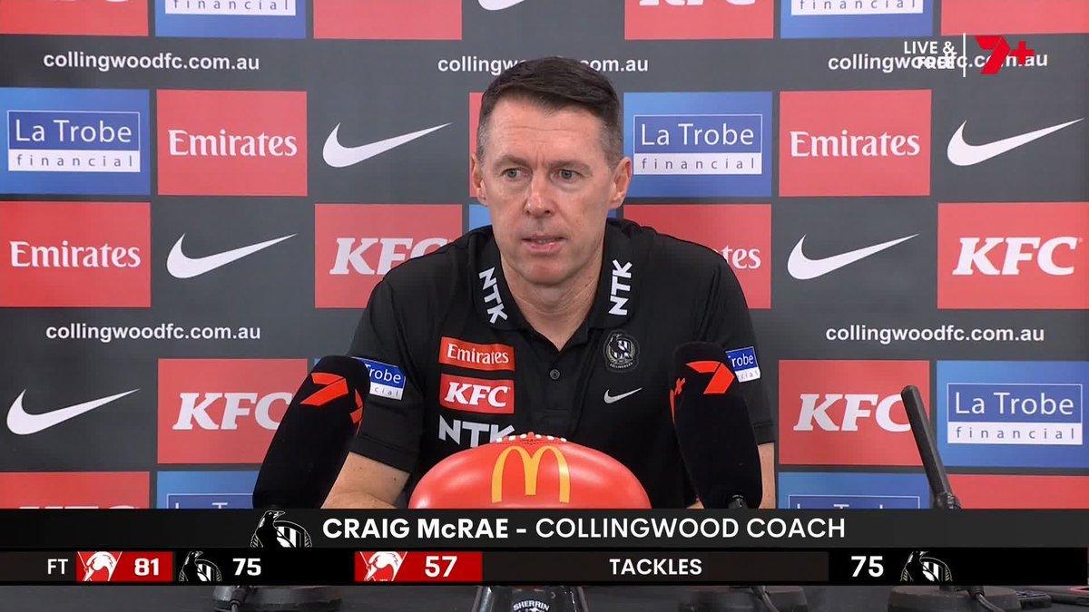 "It's not looking good, unfortunately early diagnosis is a full (ACL) reconstruction. Of course have to get scans to confirm all that, but that's sad." Craig McRae with the latest Oscar Steene update 💔