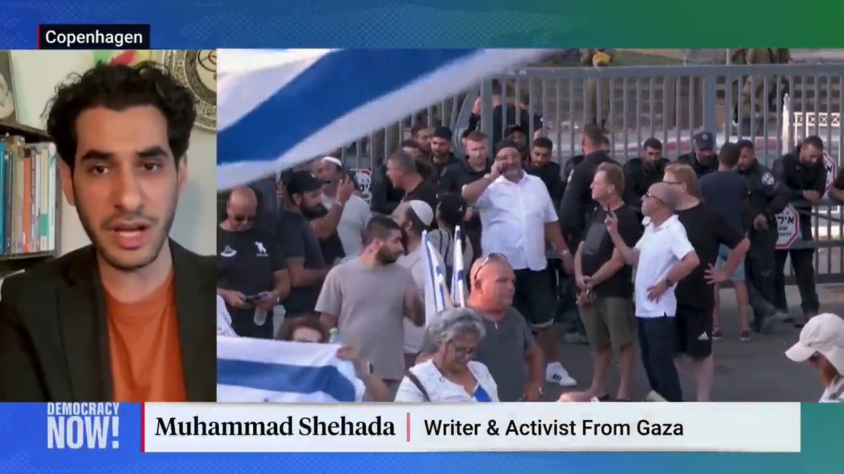 "Beyond any doubt." Writer Muhammad Shehada responds to backlash to recent New York Times reporting by Nicholas Kristof about pervasive sexual violence against Palestinians carried out by Israeli soldiers, prison guards and settlers. Israel and its supporters have condemned the article, but Muhammad Shehada says the sadism described in the article is widely acknowledged and even celebrated within Israeli society. The most explosive allegation in the piece, which is corroborated by human rights groups and other outlets, is that some Palestinian detainees have been sexually assaulted with dogs. "We know that Nazi commanders were using dogs to rape Jewish victims. We know that in Chile they were also training dogs to rape victims as well," he says. "So, we see Israel is more than willing to cast doubt on the Holocaust to whitewash its genocide in Gaza, rather than admitting to their own mistake or promising even a sham investigation."