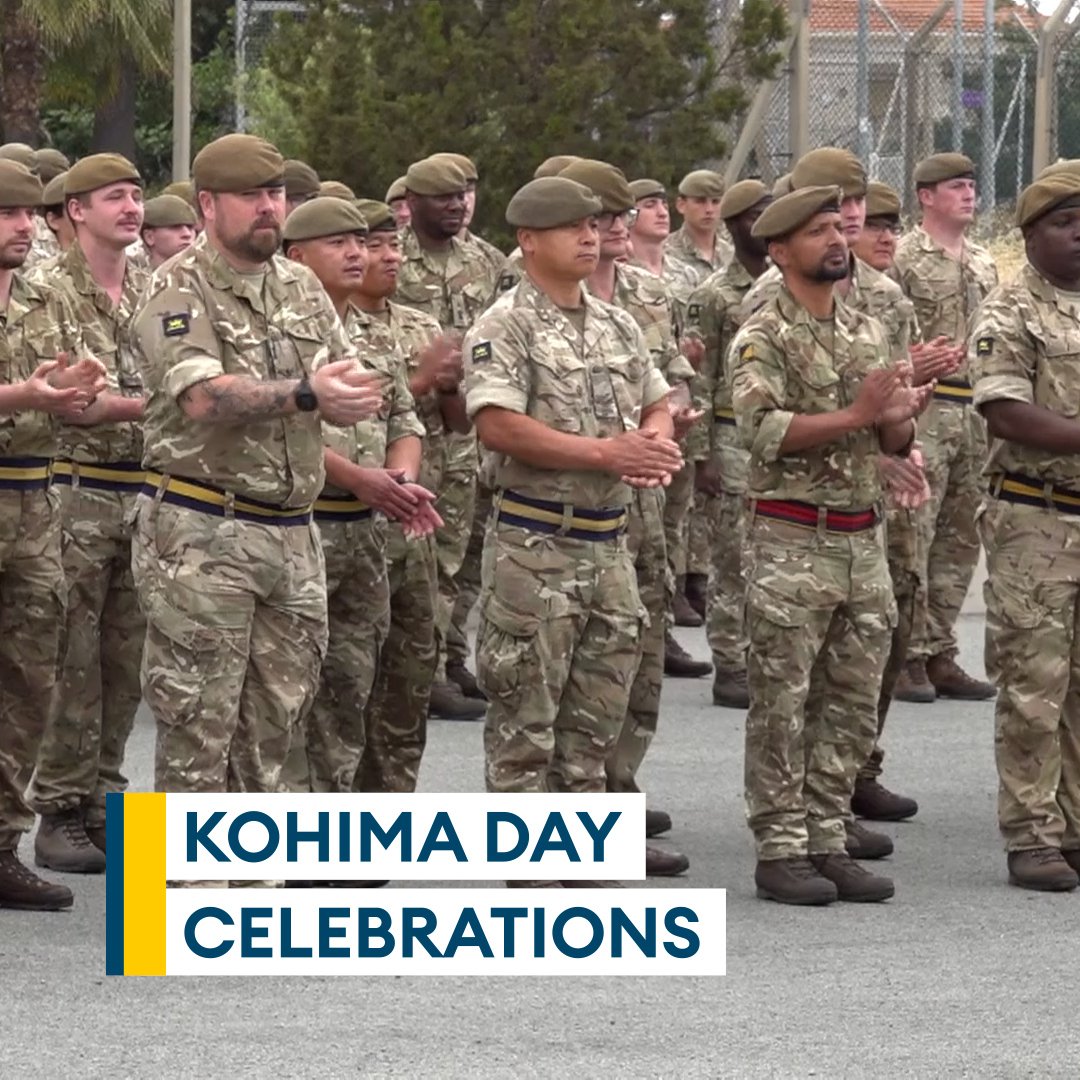 Honouring courage, commitment and leadership🇬🇧 A PWRR Section Commander and PTI have been recognised with a Kohima Day award while serving in Cyprus🏆