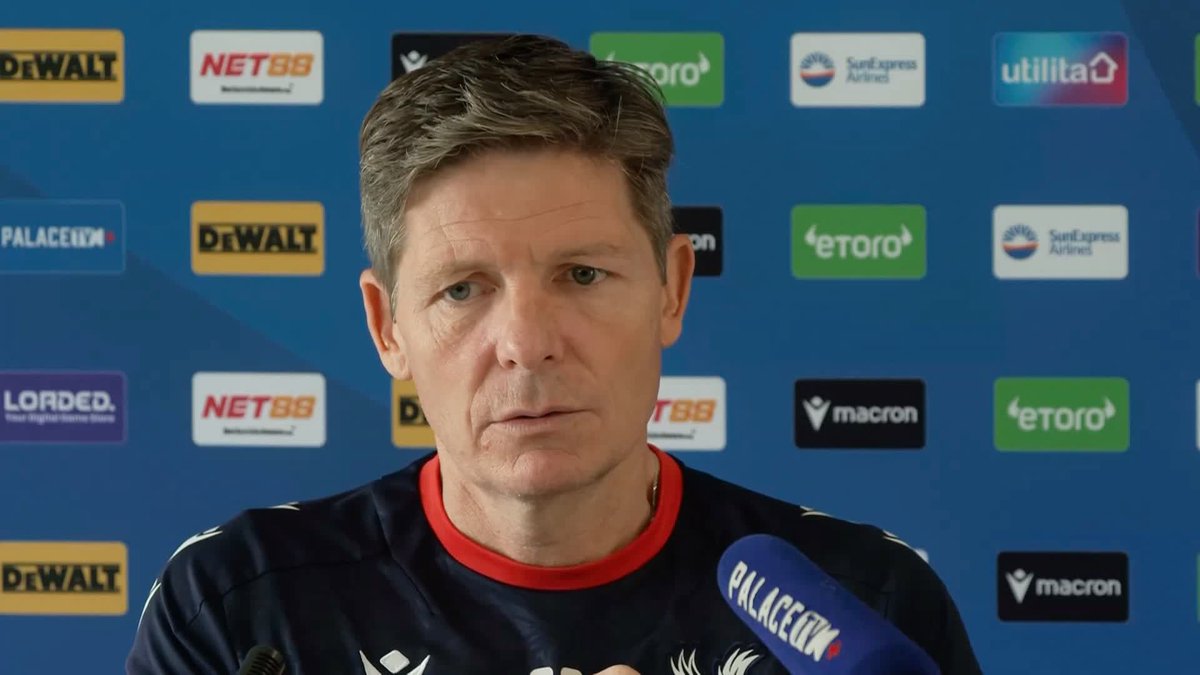 "They have kept their style" 🗣️ Oliver Glasner on how impressed he's been with Brentford this season.