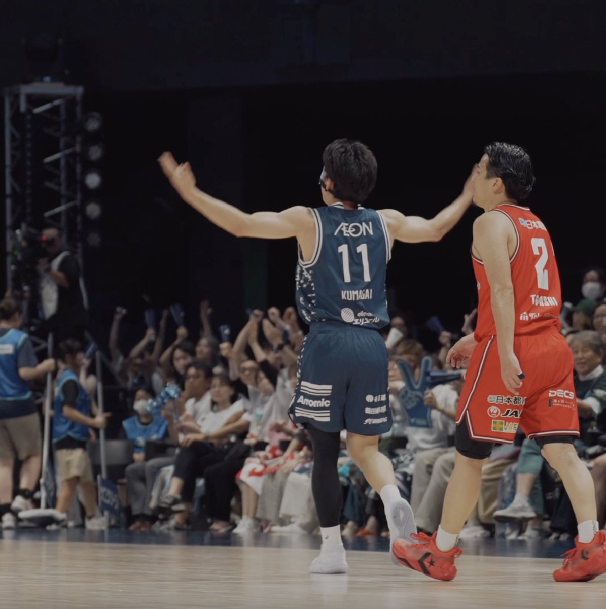 会場を煽るクマコー🐻💥 長崎ヴェルカ 公式 #Bリーグ #りそなグループ #Bリーグチャンピオンシップ