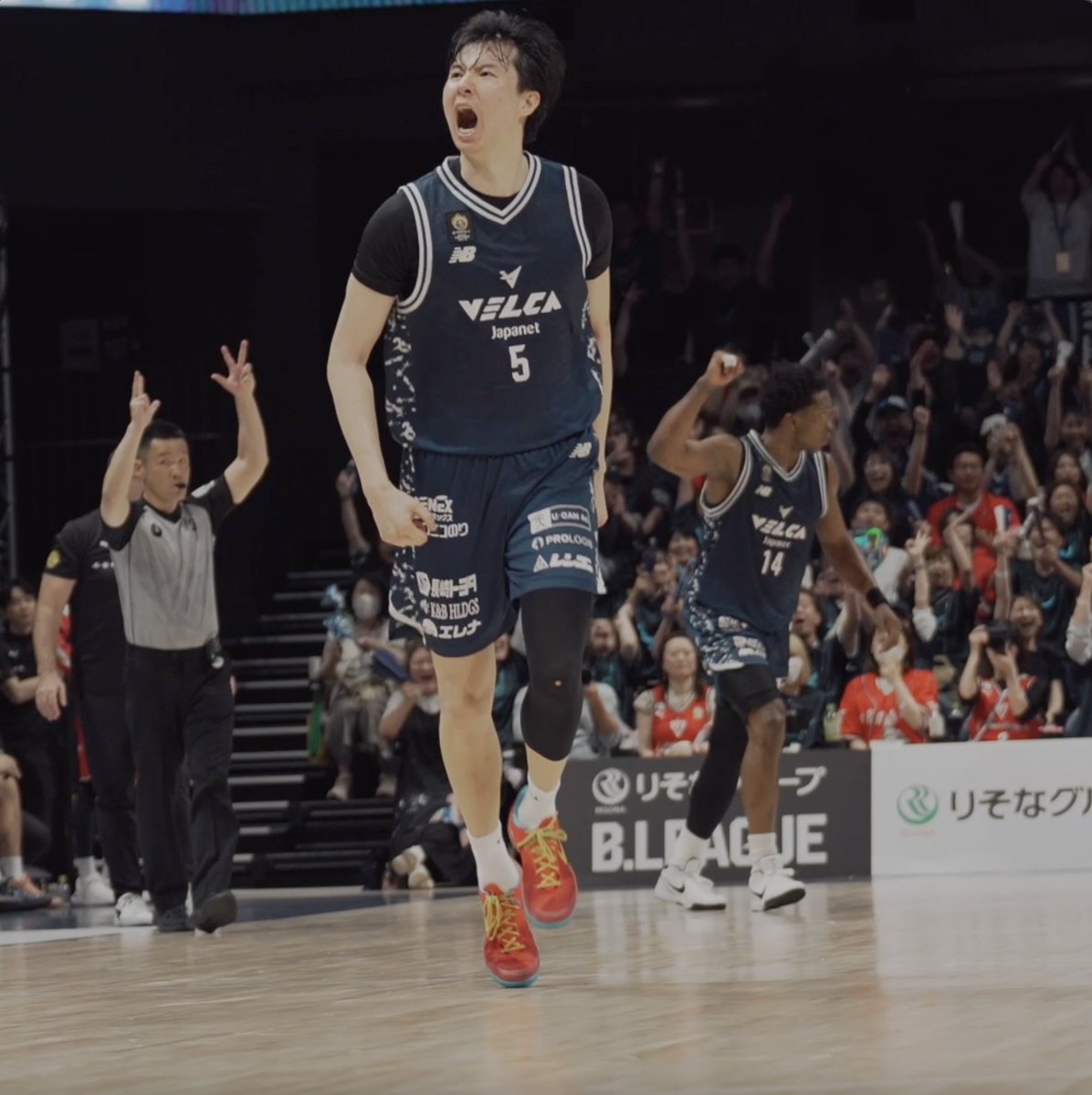 厳しいマークに合いながらも得点を重ねた韓国の至宝🔥 長崎#5 イ ヒョンジュン（SG/SF｜201cm） 22 PTS｜3/8 3FG｜9/9 FT 長崎ヴェルカ 公式 #Bリーグ #りそなグループ #Bリーグチャンピオンシップ