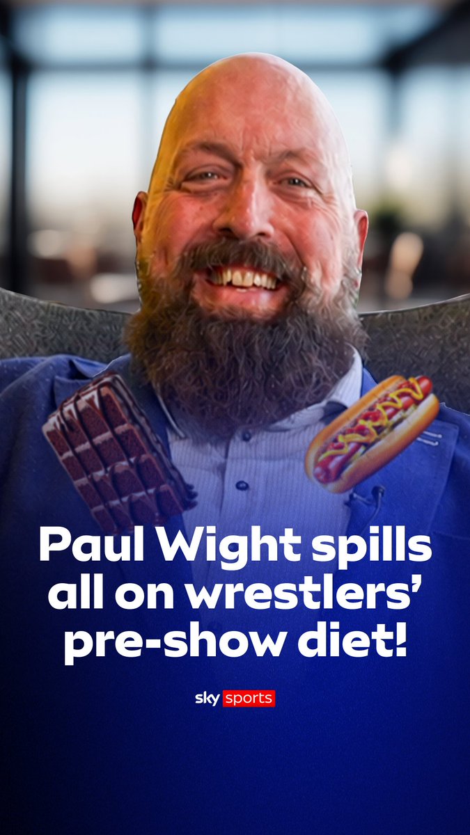 AEW's Paul Wight discusses what he and other wrestlers eat before starting a match. Who do you think ate the four-layer cake? 🍰