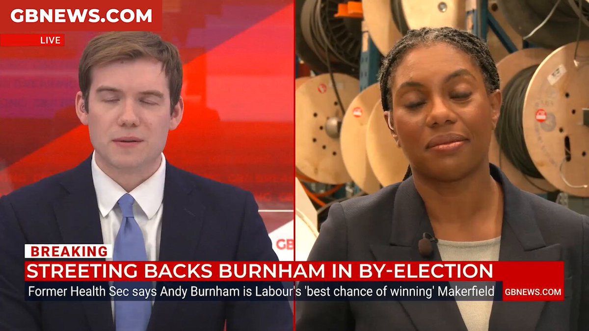 'I am not doing any deal with Nigel Farage or Reform.' Leader of the Conservative Party Kemi Badenoch looks ahead to the Makerfield by-election and refuses to stand their candidate down to help Reform. 📺 Freeview 236, Sky 512, Virgin 604