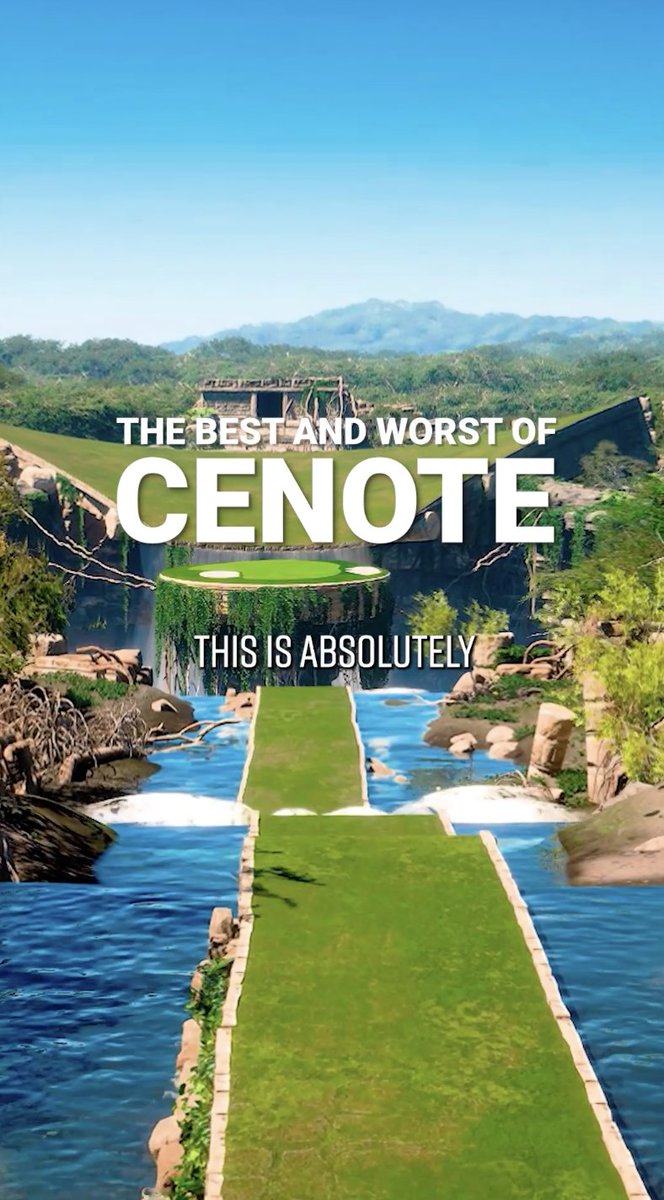 Cenote gives and Cenote takes 😅