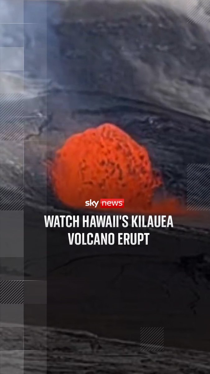 Watch as Hawaii's Kilauea volcano erupts for the 47th time. The eruption blasts lava and thick plumes of smoke high into the air. Watch more videos here: