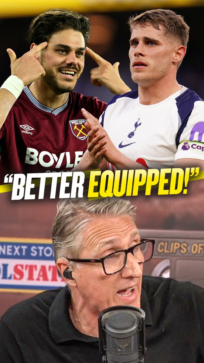 "They look better equipped!" 😳 Paul Hawksbee worries for Spurs in the relegation battle ahead of a crucial weekend in the Premier League! 😬 #THFC #Spurs #Tottenham #WHUFC