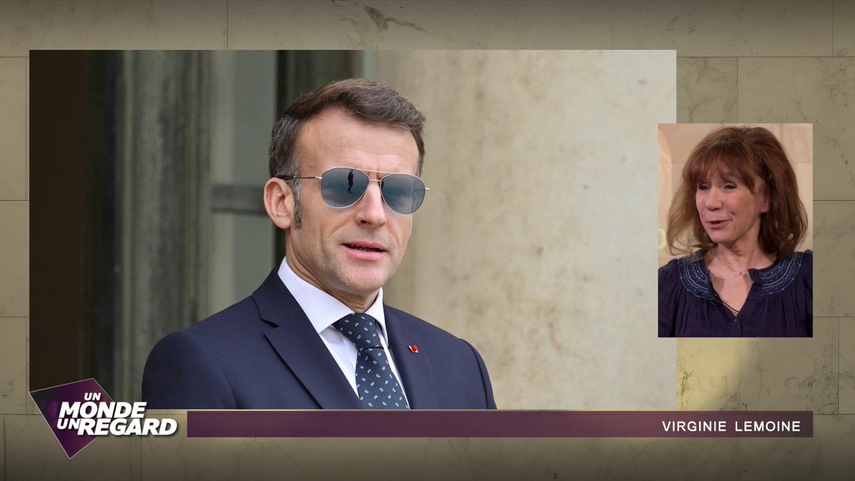 Virginie Lemoine : « Avec les lunettes de soleil, Emmanuel Macron a un côté très dandy et très séduisant, très héros des années 60 avec sa voiture de sport (…) Il y a quelque chose de parfait » #UMUR Rebecca Fitoussi