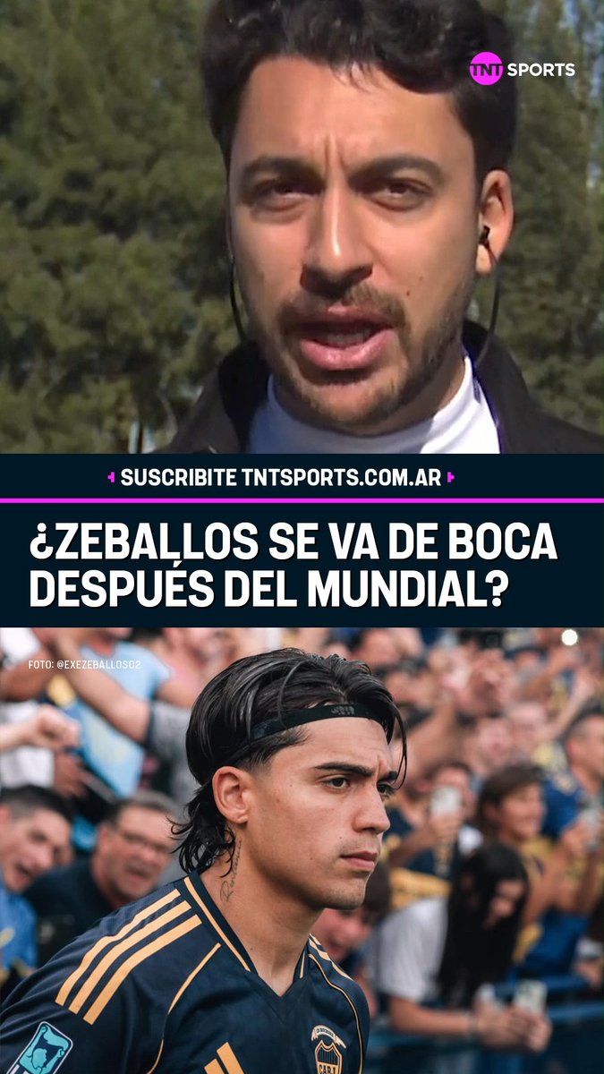 ZEBALLOS Y SU FUTURO EN BOCA 🚨🔵🟡 Informa Marcos Bonocore que desde la dirigencia de Boca frenaron las charlas por la renovación de Exequiel Zeballos y su salida post Mundial está cada vez más cerca. 👉 Con un contrato que termina en diciembre y una cláusula de 15 millones, será transferido si llega alguna oferta importante. ¿Qué opinás? 👀