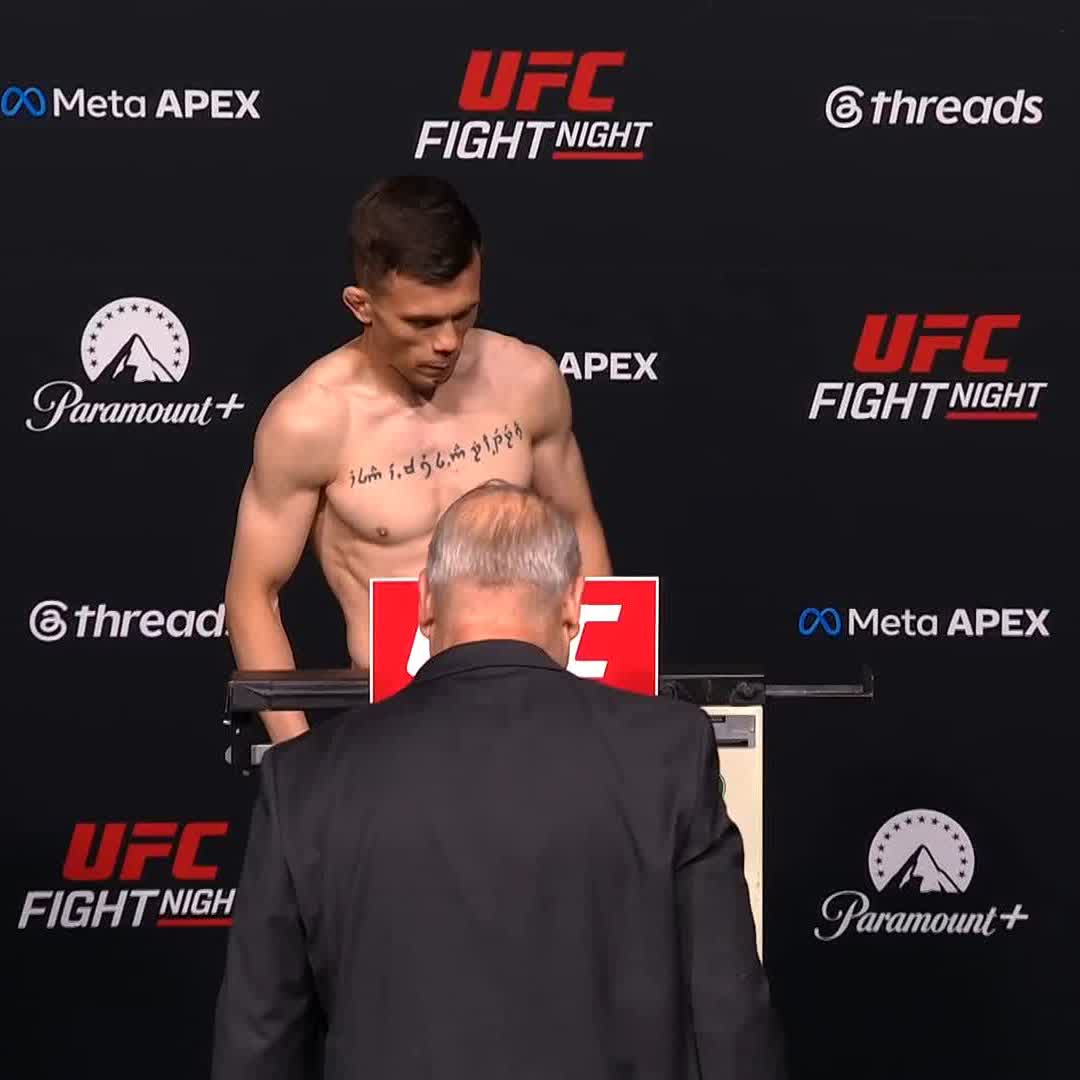 🇪🇸Dani Bárez da 125.5 lbs en la báscula y mañana toca darlo todo para intentar continuar en la UFC #UFCVegas117 #MMASpain