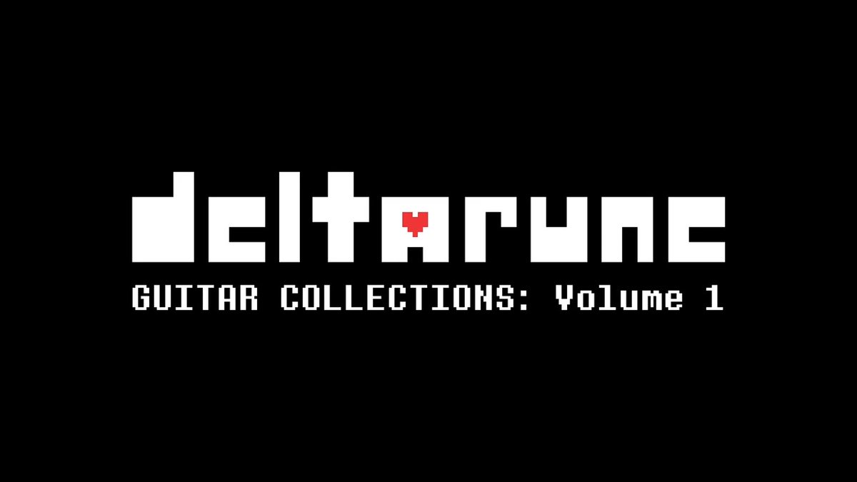 * The power of epic guitar riffs shines within you. DELTARUNE Guitar Collections Vol. 1 arrives on vinyl, CD, and official sheet music. @TobyFox's unforgettable score is reimagined by @GeoffPlaysGuit, featuring artwork by matt🌻. 🎸 Pre-order/stream: