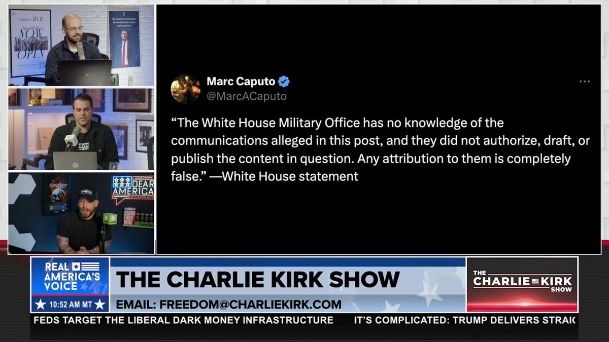 CONFRONTING CANDANCE OWENS: WH RESPONDS TO ALLEGATIONS Owens claimed that some like Kolvet and Erika Kirk "staged" the WHCD assassination attempt. But she never "provides any type of proof, and I hope the WH does respond." And THEY DID! Graham Allen Andrew Kolvet