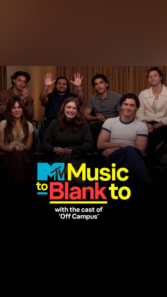 Here's my gift to all my fellow #OffCampus obsessed besties.. a Music To Blank To featuring the cast 💝 Off Campus