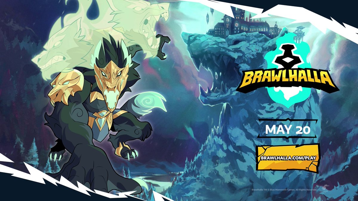 🌕 Bark at the Moon this Brawlhalla Fest! 🌕 Ascended Mordex enters the fray alongside a newly pack-ed Event Center, weekly special events, and more! Starting on May 20th 🐺